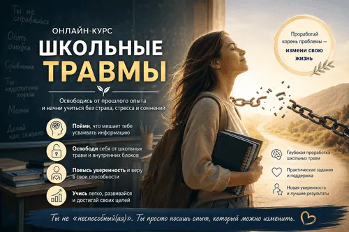 Обложка курса Исцеление школьных травм